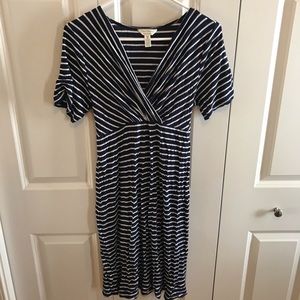 Striped Maternity Dress
